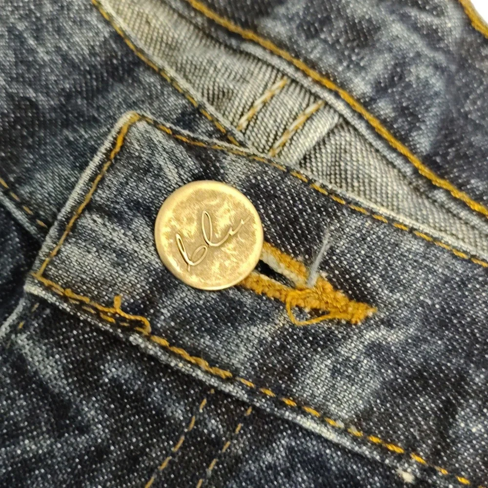 Lee Womens Vintage Y2K High‎ Rise Capri Jeans Medium Wash Blue Size 12M